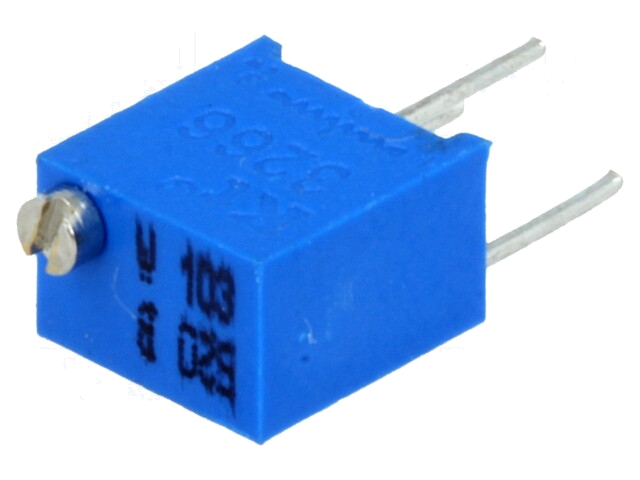Potentiometer: montage-; meerslagen; 10kΩ; 250mW; ±10%; lineair Potentiometer: montage-; meerslagen; 10kΩ; 250mW; ±10%; lineair